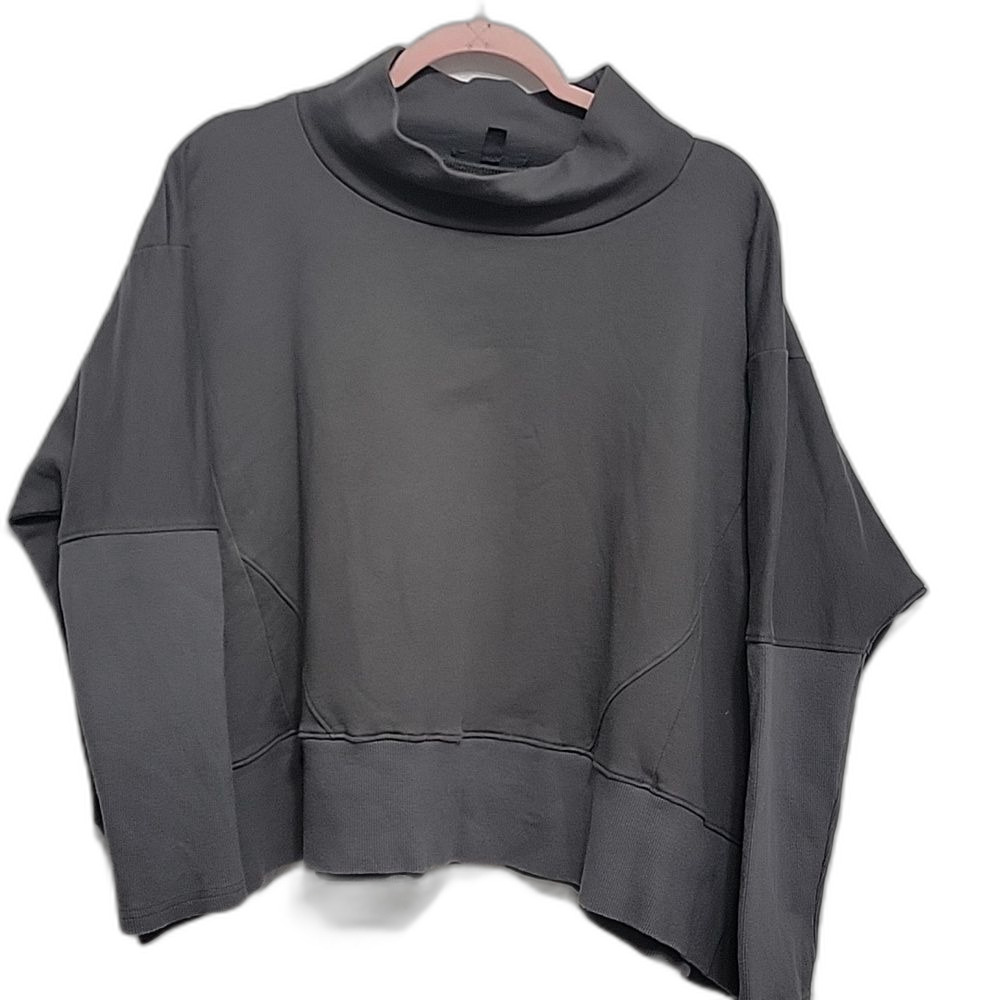 Grade & Gather Yoga Oversized Sweatshirt Gray Size M